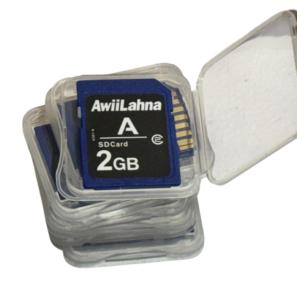 New 10-Pack 2GB SD Cards - Bulk Legacy Storage for CNC & Vintage Cameras In Case